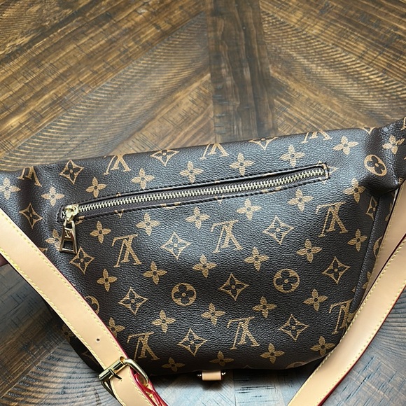 Brown and Tan Monogram Belt Bag - Picture 6 of 7